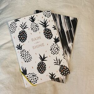 Compendium Rain or Shine Two Pack Lined Notepads NEW